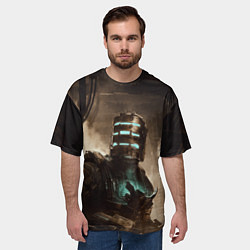Футболка оверсайз мужская Айзек Кларк Dead space remake, цвет: 3D-принт — фото 2