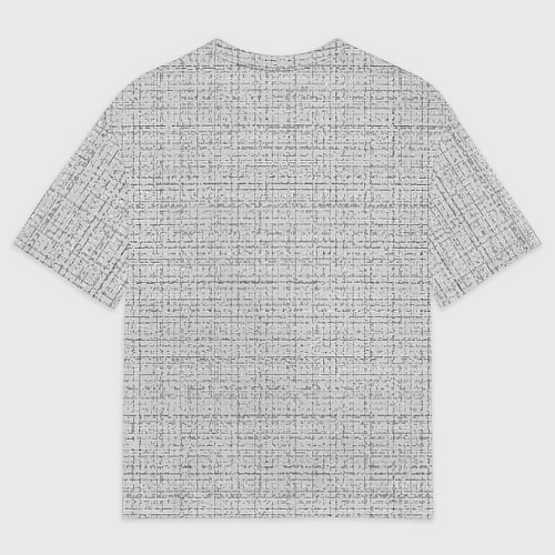 Мужская футболка оверсайз Задумчивый котик / 3D-принт – фото 2