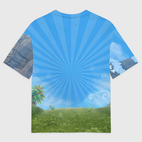 Мужская футболка оверсайз My Singin Monsters - Зерномех / 3D-принт – фото 2