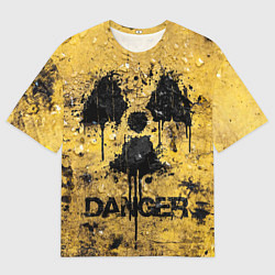 Футболка оверсайз мужская Danger radiation, цвет: 3D-принт