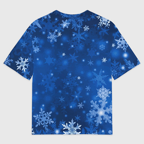 Мужская футболка оверсайз Кролик - символ нового года / 3D-принт – фото 2