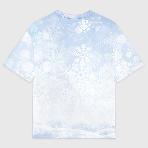 Мужская футболка оверсайз Любимому папочке - котик / 3D-принт – фото 2