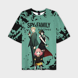 Футболка оверсайз мужская Spy family characters, цвет: 3D-принт