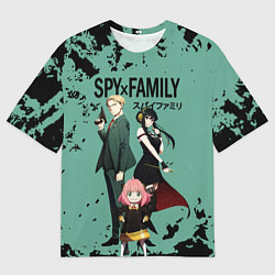 Мужская футболка оверсайз Spy family characters