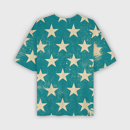 Мужская футболка оверсайз Super stars / 3D-принт – фото 2