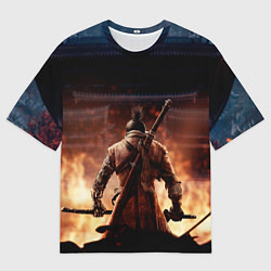 Футболка оверсайз мужская Sekiro: Shadows Die Twice, цвет: 3D-принт