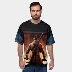 Футболка оверсайз мужская Sekiro: Shadows Die Twice, цвет: 3D-принт — фото 2