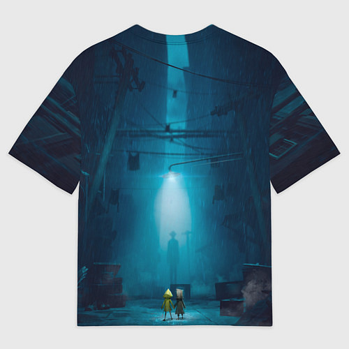 Мужская футболка оверсайз Little Nightmare / 3D-принт – фото 2