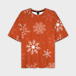 Мужская футболка оверсайз Orange snow
