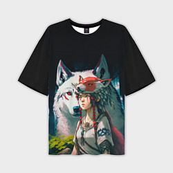 Футболка оверсайз мужская Princess Mononoke by Studio Ghibli, цвет: 3D-принт