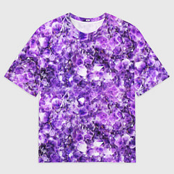 Мужская футболка оверсайз Битые стекляшки