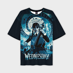 Мужская футболка оверсайз Wednesday Addams 2022