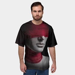 Футболка оверсайз мужская Красная мумия, цвет: 3D-принт — фото 2