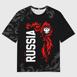Футболка оверсайз мужская Сборная России - national team Russia, цвет: 3D-принт