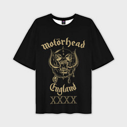 Футболка оверсайз мужская Motorhead England, цвет: 3D-принт