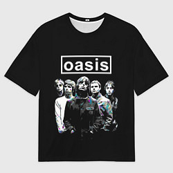 Футболка оверсайз мужская Oasis группа, цвет: 3D-принт