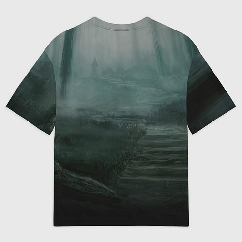 Мужская футболка оверсайз Граф Хомякула / 3D-принт – фото 2