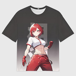 Футболка оверсайз мужская Томо чан, цвет: 3D-принт