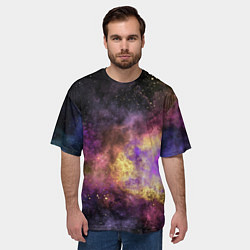 Футболка оверсайз мужская Космос рождение звезды, цвет: 3D-принт — фото 2