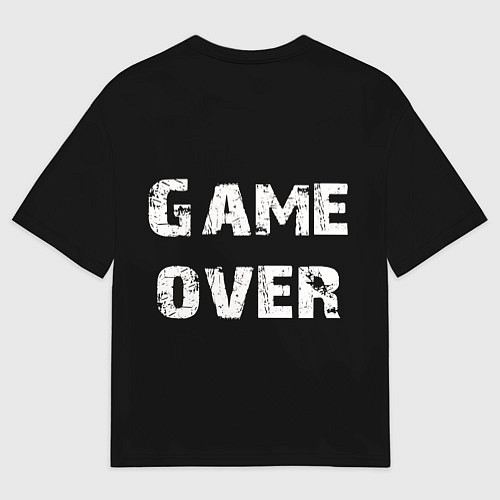 Мужская футболка оверсайз Игра окончена / 3D-принт – фото 2