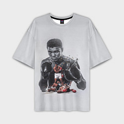 Футболка оверсайз мужская The greatest - Muhammad Ali, цвет: 3D-принт