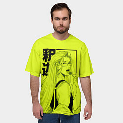 Футболка оверсайз мужская Lime Buddha, цвет: 3D-принт — фото 2