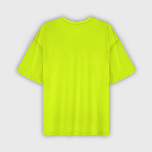 Мужская футболка оверсайз Fresh lime / 3D-принт – фото 2