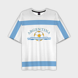 Мужская футболка оверсайз Аргентина форма