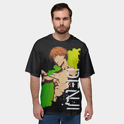 Футболка оверсайз мужская Дэнджи Chainsaw Man, цвет: 3D-принт — фото 2