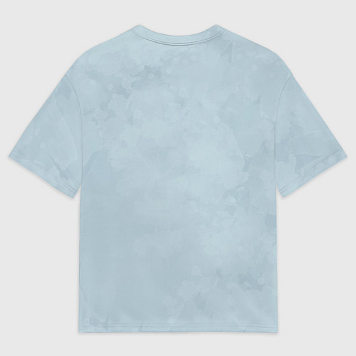 Мужская футболка оверсайз Кроха енот / 3D-принт – фото 2