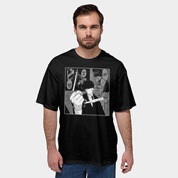 Футболка оверсайз мужская Мэш ломает волшебную палочку, цвет: 3D-принт — фото 2