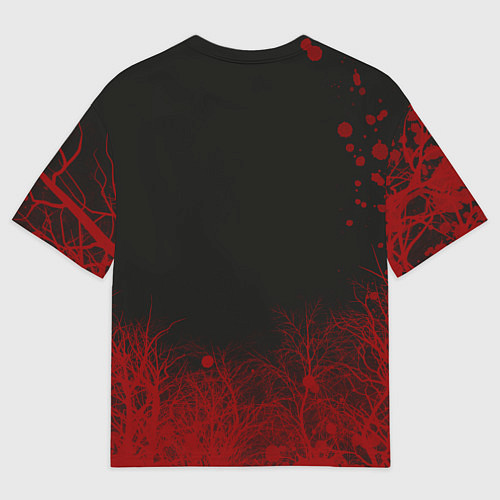 Мужская футболка оверсайз Хижина Ноуби - Зловещие мертвецы / 3D-принт – фото 2