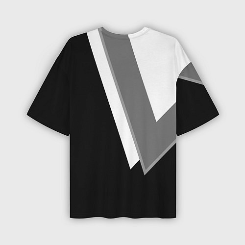 Мужская футболка оверсайз Бмв - классический черный / 3D-принт – фото 2