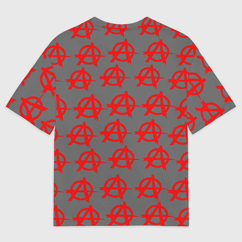 Мужская футболка оверсайз Дохлый панк / 3D-принт – фото 2