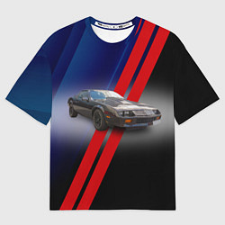 Футболка оверсайз мужская Американский маслкар Chevrolet Camaro 1983 года, цвет: 3D-принт