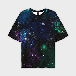 Мужская футболка оверсайз Космос Звёздное небо