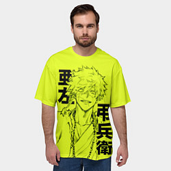 Футболка оверсайз мужская Aza Chobei, цвет: 3D-принт — фото 2