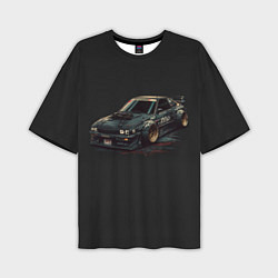 Мужская футболка оверсайз Nissan Skyline 2000 gtr