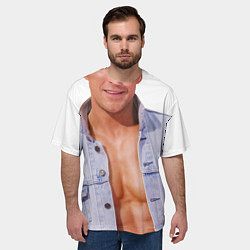 Футболка оверсайз мужская Kenergy, цвет: 3D-принт — фото 2