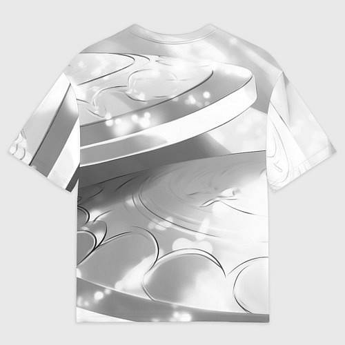 Мужская футболка оверсайз Аниме девушка в откровенном костюме / 3D-принт – фото 2
