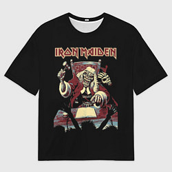 Мужская футболка оверсайз Iron Maiden - судья