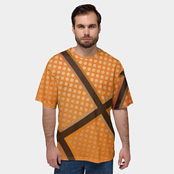 Футболка оверсайз мужская Basket ball style, цвет: 3D-принт — фото 2