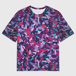 Мужская футболка оверсайз Яркий орнамент