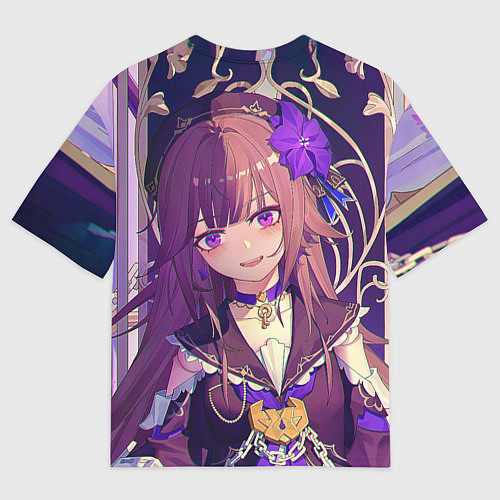 Мужская футболка оверсайз Хонкай Стар Рейл: Герта / 3D-принт – фото 2