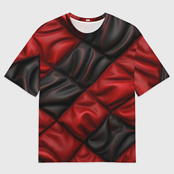Футболка оверсайз мужская Red black luxury, цвет: 3D-принт