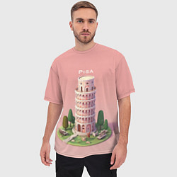 Футболка оверсайз мужская Pisa Isometric, цвет: 3D-принт — фото 2