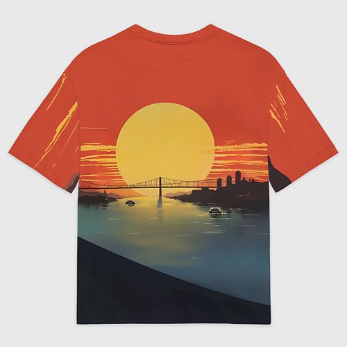 Мужская футболка оверсайз My summer car Toyota Carina 1600 ST / 3D-принт – фото 2