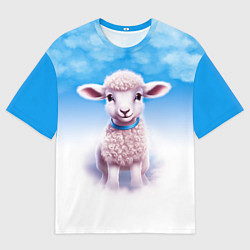 Мужская футболка оверсайз Ягнёнок