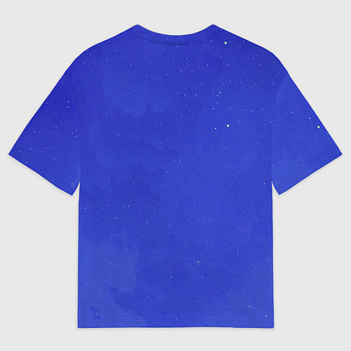 Мужская футболка оверсайз Хонкай Стар Рейл: Серебряный Волк / 3D-принт – фото 2