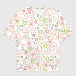 Футболка оверсайз мужская Ромашечки, цвет: 3D-принт